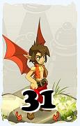 Un personnage du jeu Dofus, Eniripsa-Air, au niveau 31