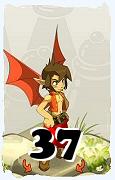 Un personnage du jeu Dofus, Eniripsa-Air, au niveau 37