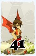 A Dofus character, Sacrier-Air, by level 41