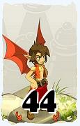 Un personnage du jeu Dofus, Eniripsa-Air, au niveau 44