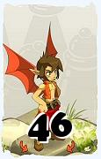 Un personnage du jeu Dofus, Eniripsa-Air, au niveau 46