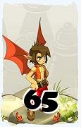 Um personagem do jogo Dofus, Eniripsa-Ar, de nivel 65