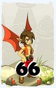 Um personagem do jogo Dofus, Eniripsa-Ar, de nivel 66