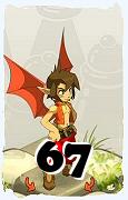 Un personnage du jeu Dofus, Roublard-Air, au niveau 67