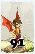 A Dofus character, Cra-Air, by level 91