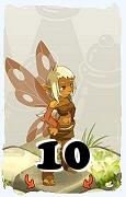 Un personnage du jeu Dofus, Eniripsa-Air, au niveau 10