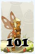 Un personaje del juego Dofus, Aniripsa-Aire, de nivel 101