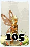 Um personagem do jogo Dofus, Enutrof-Ar, de nivel 105