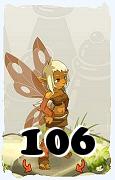 Un personaggio del gioco Dofus, Aniripsa-Aria, al livello 106