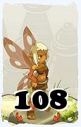 Un personaje del juego Dofus, Aniripsa-Aire, de nivel 108