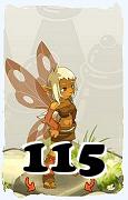 Un personnage du jeu Dofus, Eniripsa-Air, au niveau 115