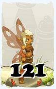 Un personnage du jeu Dofus, Eniripsa-Air, au niveau 121