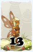 Un personnage du jeu Dofus, Eniripsa-Air, au niveau 13