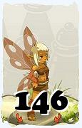 Un personaje del juego Dofus, Aniripsa-Aire, de nivel 146