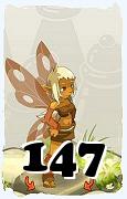 Un personaje del juego Dofus, Aniripsa-Aire, de nivel 147