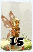 Un personnage du jeu Dofus, Eniripsa-Air, au niveau 15