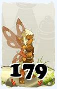 Un personaje del juego Dofus, Aniripsa-Aire, de nivel 179