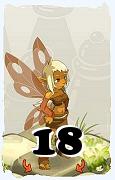 Un personnage du jeu Dofus, Eniripsa-Air, au niveau 18