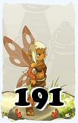 Un personaggio del gioco Dofus, Aniripsa-Aria, al livello 191