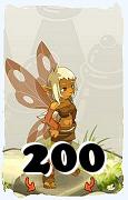 Un personnage du jeu Dofus, Eniripsa-Air, au niveau 200