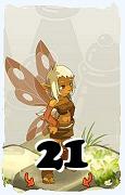 Un personaggio del gioco Dofus, Aniripsa-Aria, al livello 21