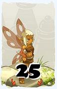 Un personaggio del gioco Dofus, Aniripsa-Aria, al livello 25