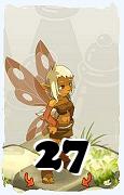 Un personnage du jeu Dofus, Eniripsa-Air, au niveau 27