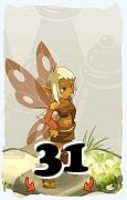 Un personaggio del gioco Dofus, Aniripsa-Aria, al livello 31