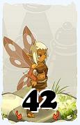 Un personaggio del gioco Dofus, Aniripsa-Aria, al livello 42