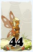 Un personaggio del gioco Dofus, Aniripsa-Aria, al livello 44