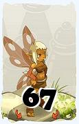 Um personagem do jogo Dofus, Eniripsa-Ar, de nivel 67