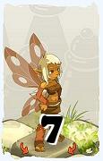 Un personaggio del gioco Dofus, Ocra-Aria, al livello 7