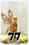 Un personaje del juego Dofus, Aniripsa-Aire, de nivel 77