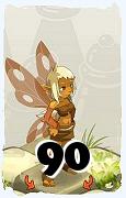 Un personaggio del gioco Dofus, Aniripsa-Aria, al livello 90