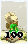 Um personagem do jogo Dofus, Enutrof-Ar, de nivel 100