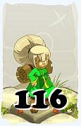 Un personnage du jeu Dofus, Osamodas-Air, au niveau 116