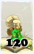 Um personagem do jogo Dofus, Enutrof-Ar, de nivel 120