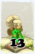 Um personagem do jogo Dofus, Enutrof-Ar, de nivel 13