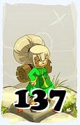 Um personagem do jogo Dofus, Enutrof-Ar, de nivel 137