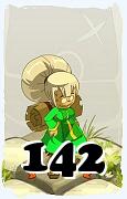 A Dofus character, Cra-Air, by level 142