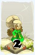 Um personagem do jogo Dofus, Roublard-Ar, de nivel 2