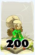 Um personagem do jogo Dofus, Steamer-Ar, de nivel 200