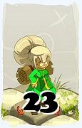 Um personagem do jogo Dofus, Enutrof-Ar, de nivel 23