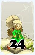 Um personagem do jogo Dofus, Xelor-Ar, de nivel 24