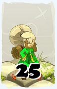 A Dofus character, Rogue-Air, by level 25