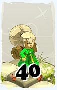 Um personagem do jogo Dofus, Enutrof-Ar, de nivel 40