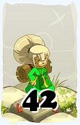 A Dofus character, Sacrier-Air, by level 42