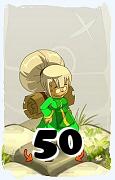 Um personagem do jogo Dofus, Enutrof-Ar, de nivel 50