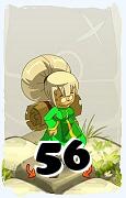 Um personagem do jogo Dofus, Enutrof-Ar, de nivel 56