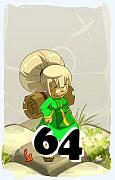 A Dofus character, Sacrier-Air, by level 64